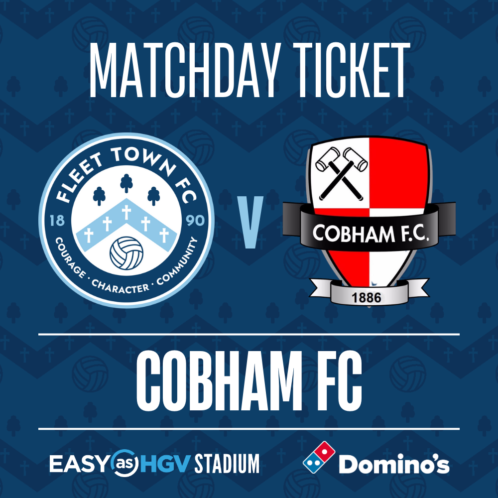 Fleet Town FC V Cobham FC